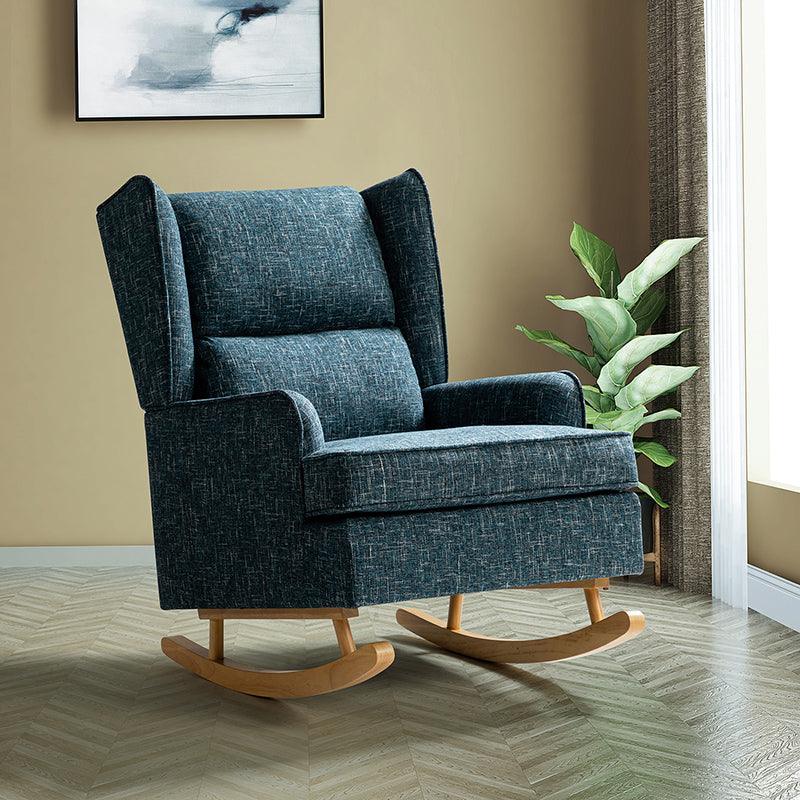 Upholstered rocking chair for best sale living room