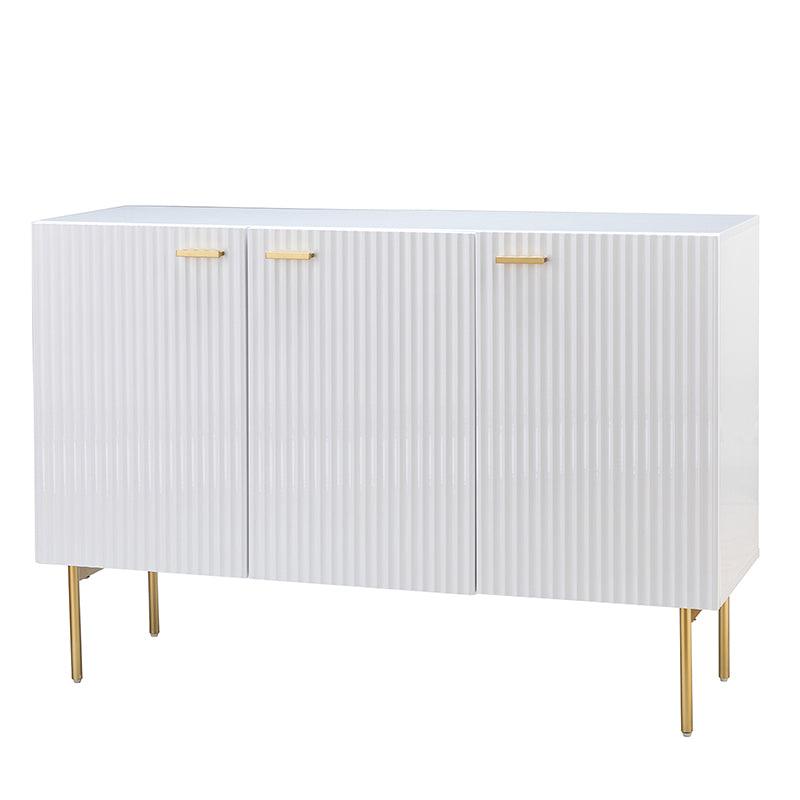 Roman Lacquer 3-Door Sideboard (47&quot;) - Hulala Home