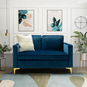 Jovina Velvet Loveseat - Hulala Home