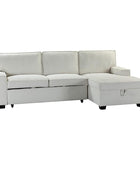 Sendera Upholstered Sleeper Sectional with Storage - Hulala Home