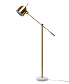 Easyshift™ 59" Gold Floor Lamp with Marble Base