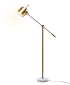 Easyshift™ 59" Gold Floor Lamp with Marble Base