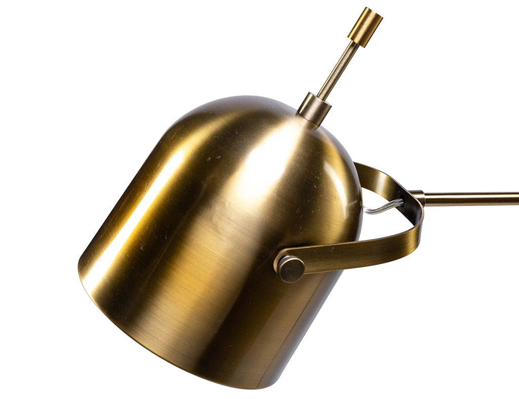 Easyshift™ 59" Gold Floor Lamp with Marble Base