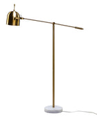 Easyshift™ 59" Gold Floor Lamp with Marble Base