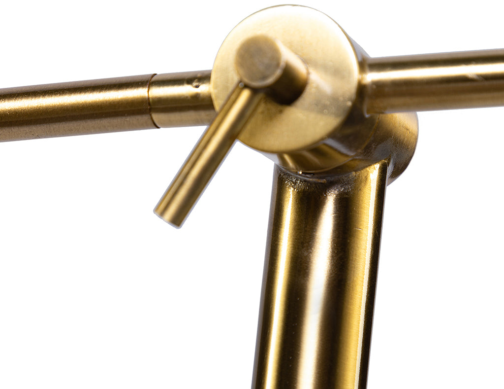 Easyshift™ 59" Gold Floor Lamp with Marble Base