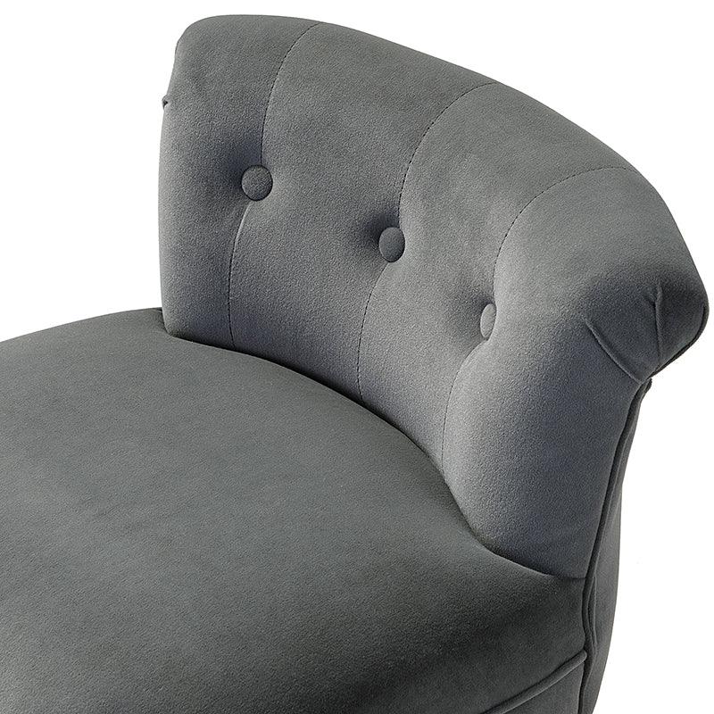 Black velvet vanity stool 2025
