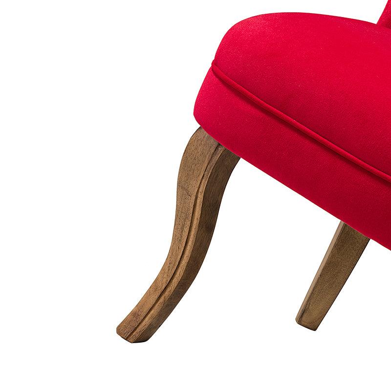 Red 2024 vanity chair